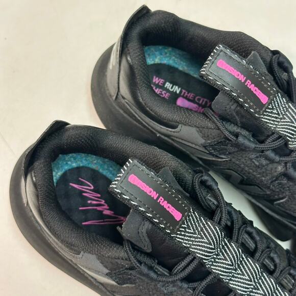 EXCELLENT New Balance Vision Racer Black Pink Jaden Smith Platform Sneaker 8 - Picture 8 of 10